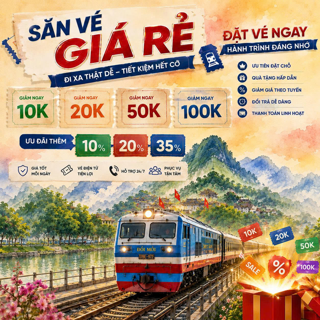 Vé giá rẻ